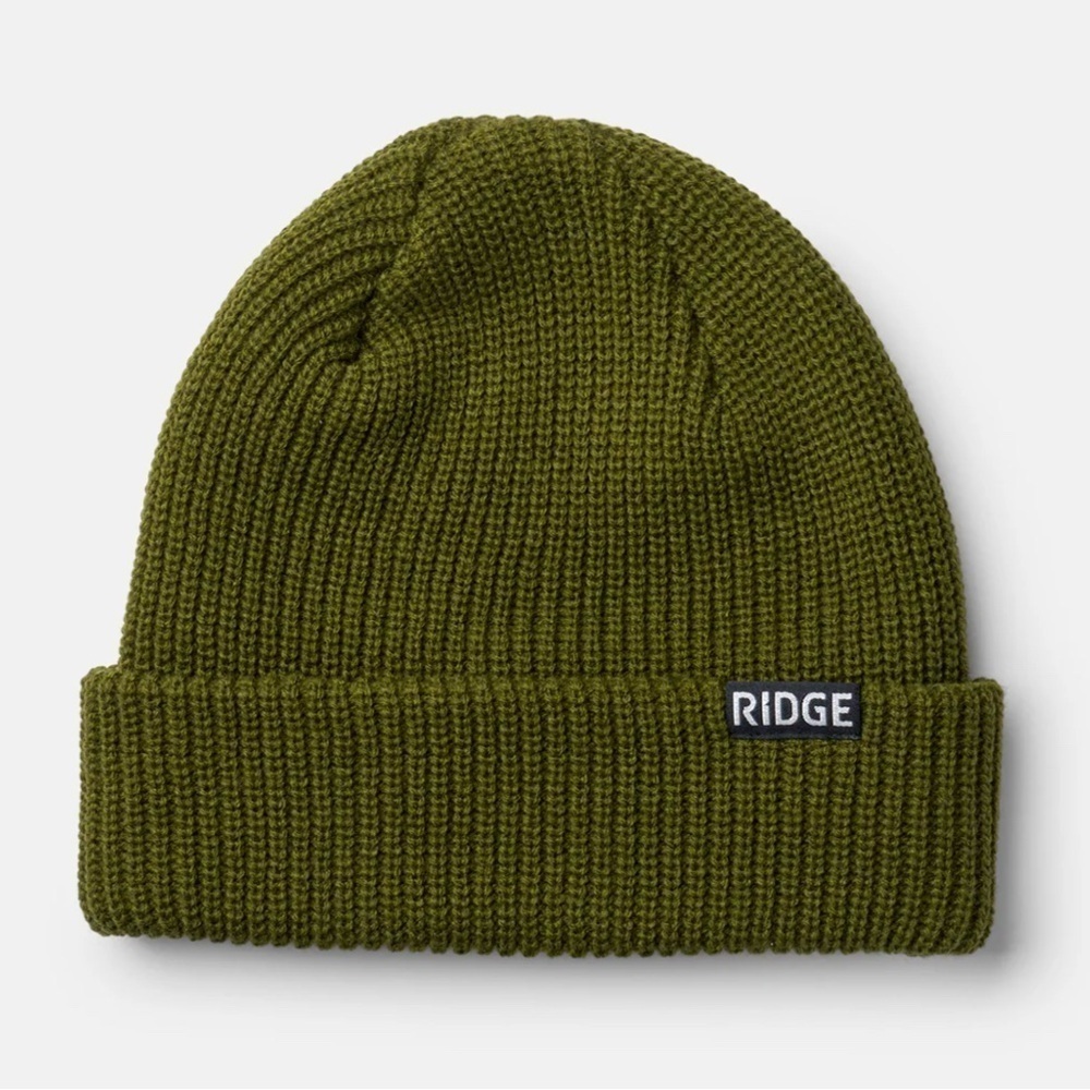 NEW Ridge Olive Cuff Beanie